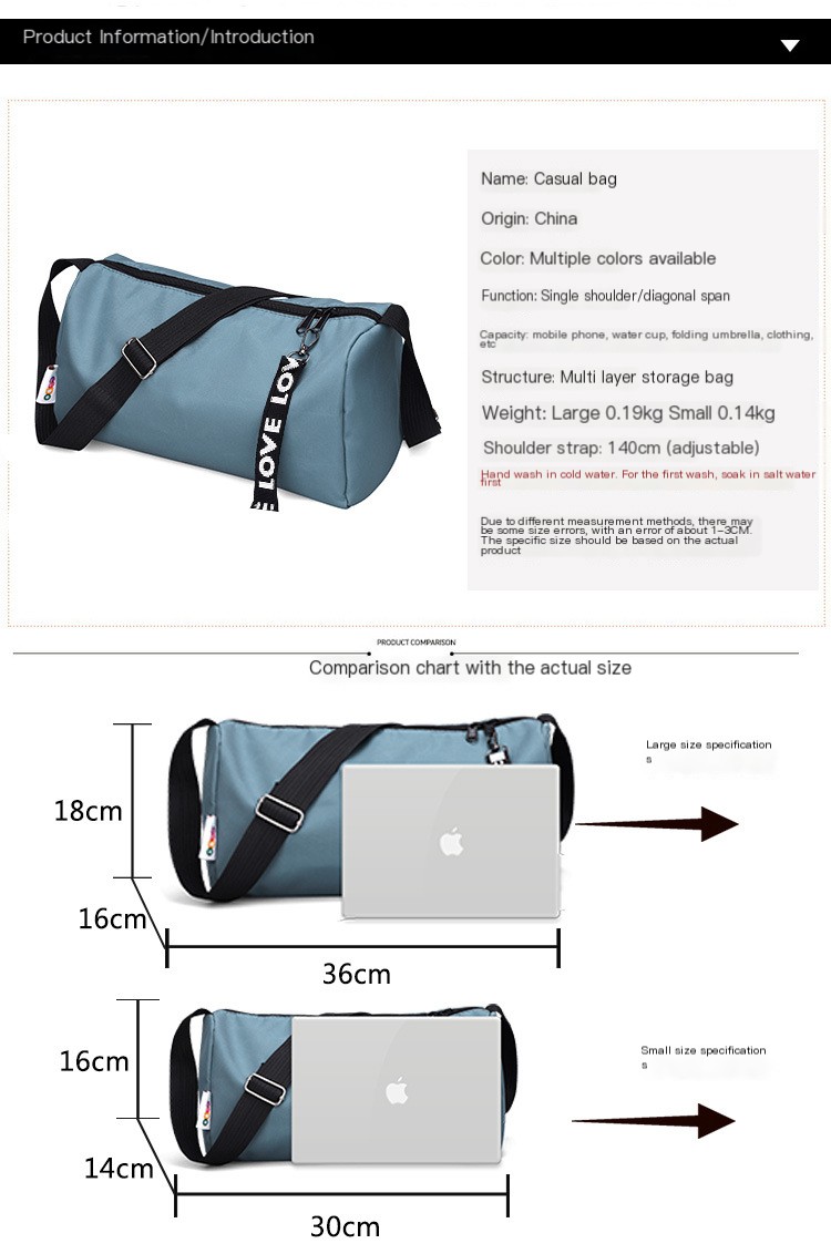 Travel Trend Casual Crossbody Bag