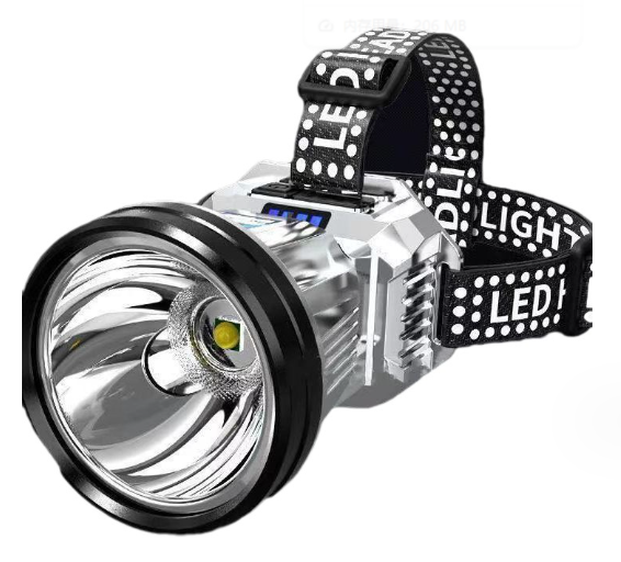 Farolete de Cabeça Recarregável de Altíssima Potência com Função PowerBank image