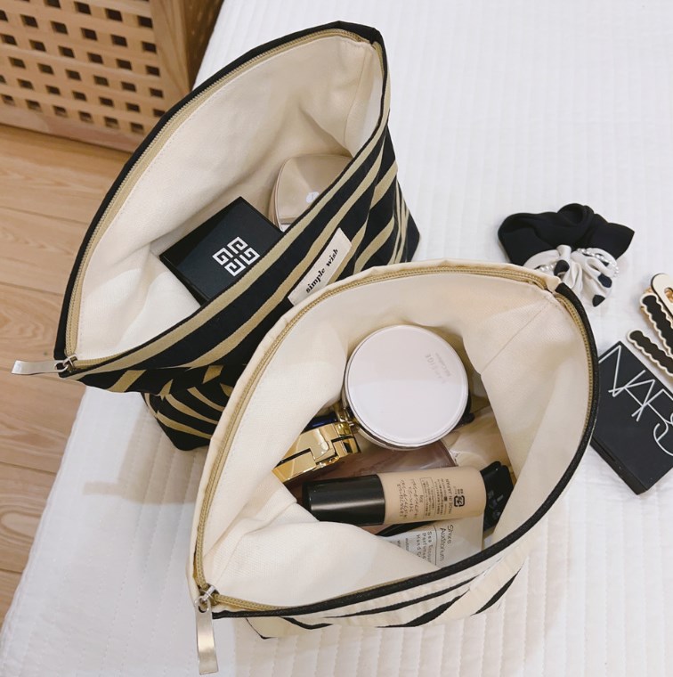 Traveling Lipstick Cosmetics Organizer - Black