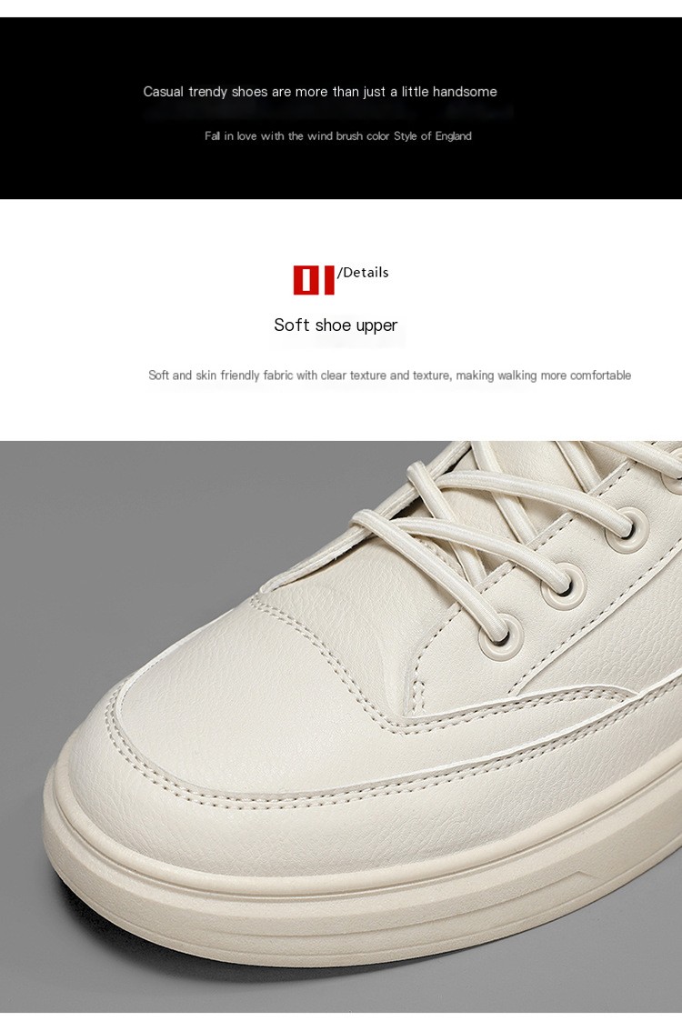 Genuine Leather Sneakers