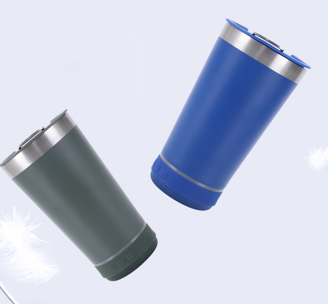 Bluetooth Audio Thermos Cup with Speaker