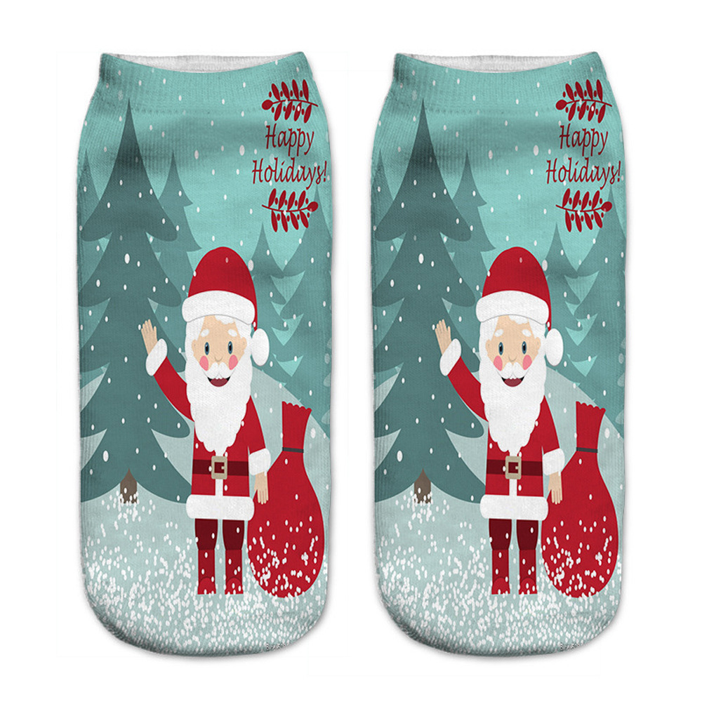 3D Printed Socks - Santa Design