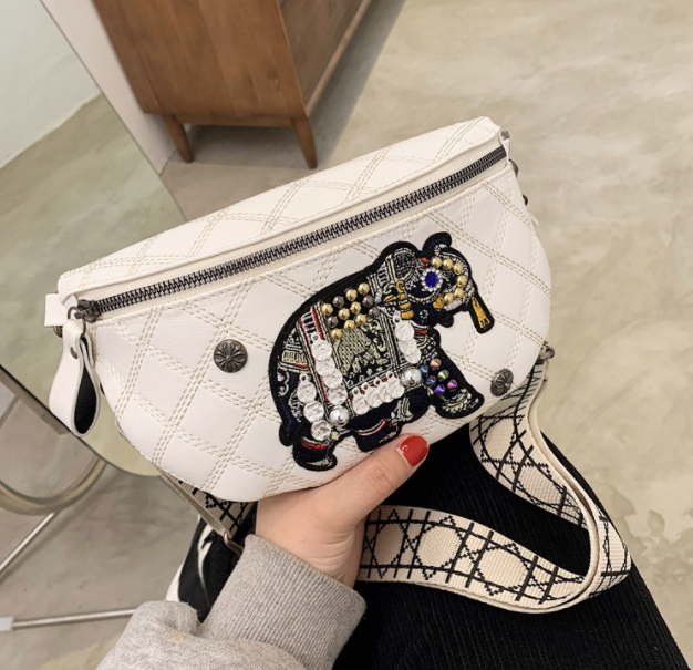 Single Shoulder Crossbody Bag - Black