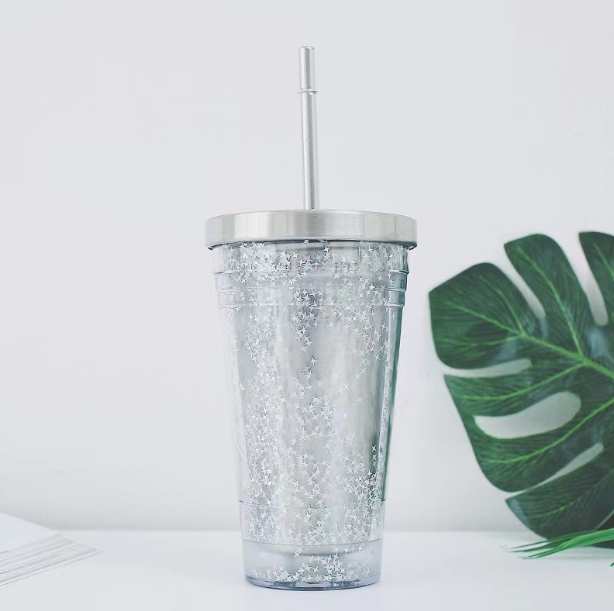 Insulated Straw Cup - Red