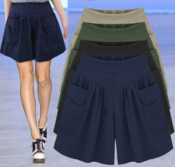 Summer Style Wide Leg Shorts