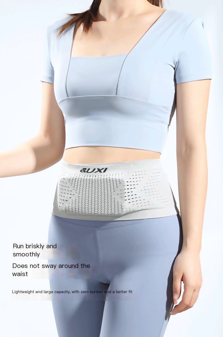 Seamless invisible sports waist bag