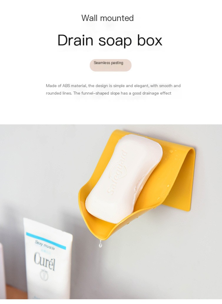 Japanese style fresh drainage soap box, soap storage and sorting shelf, soap box