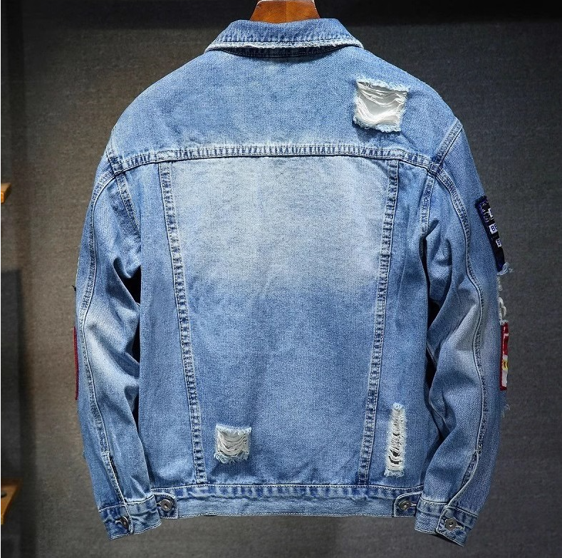 Embroidered Denim Jacket 6