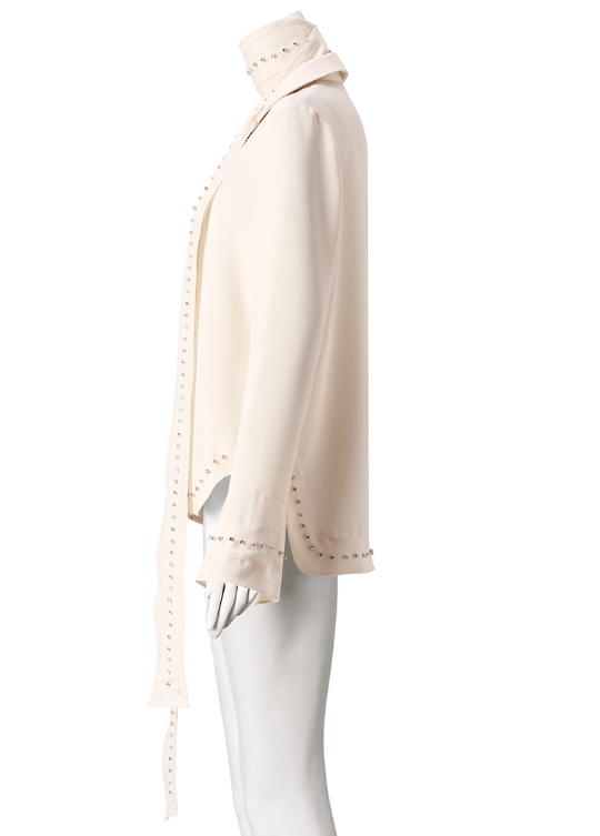 Beige Blouse Back