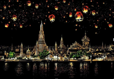 Colorful Scratch Painting