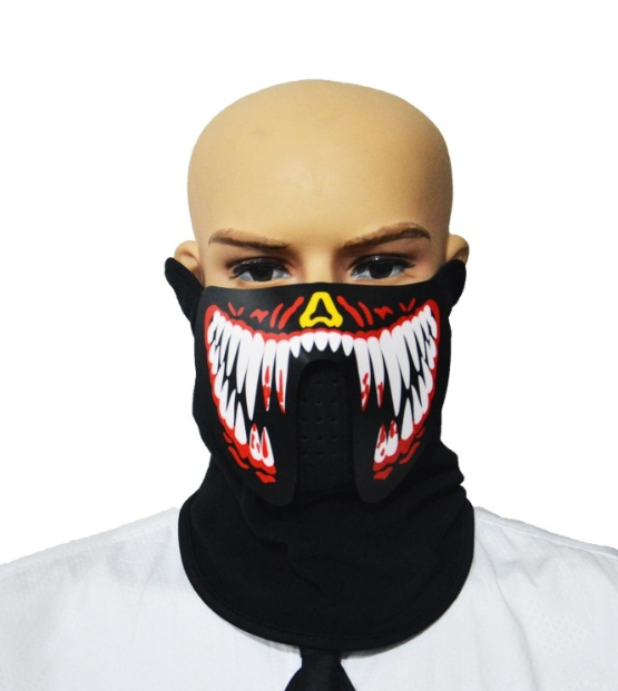 LED Voice-Controlled Light Mask