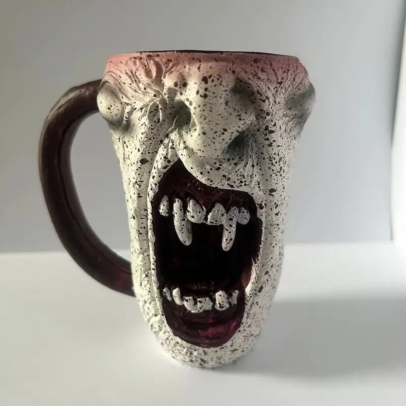 3D Skull Mug Inside View