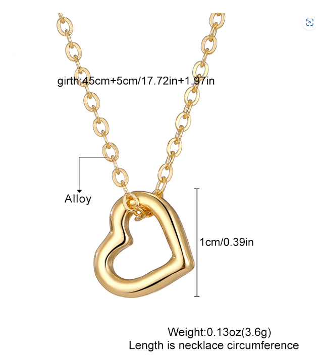 Heart Design Necklace