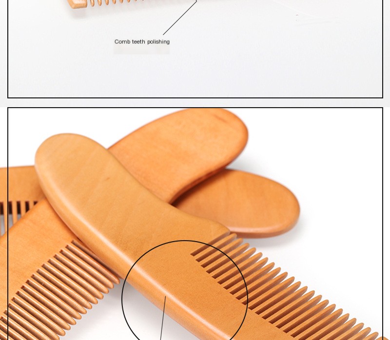 Portable Small Wooden Comb