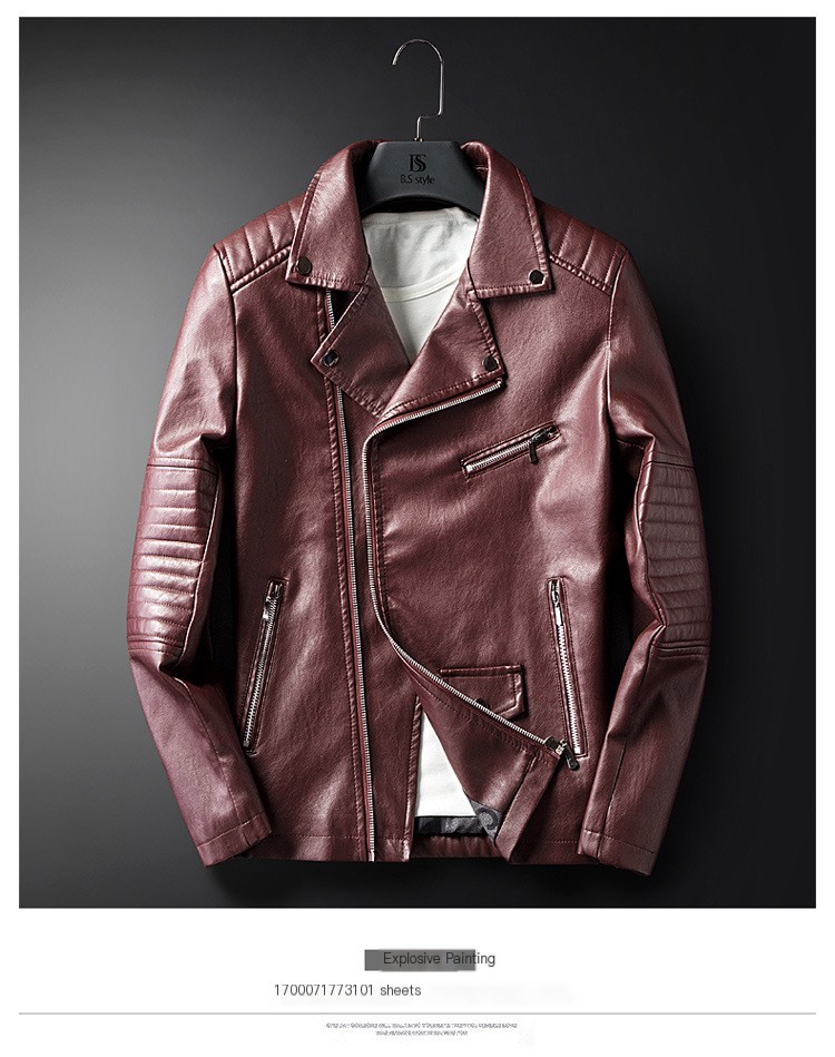 Zipper Leather Jacket