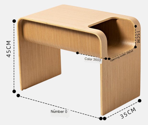 Mini mesa auxiliar nórdica
