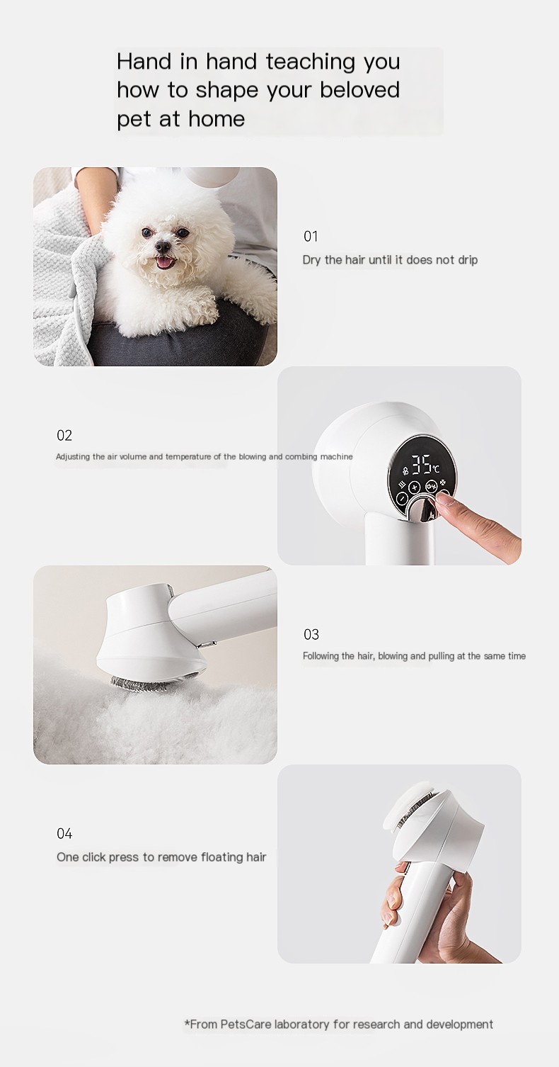 ProQuiet Ion Dog Grooming Brush Image 18