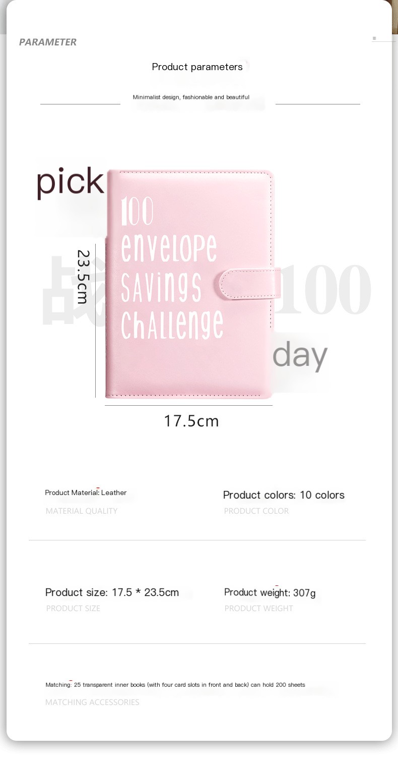 Variety of colors for the notebook