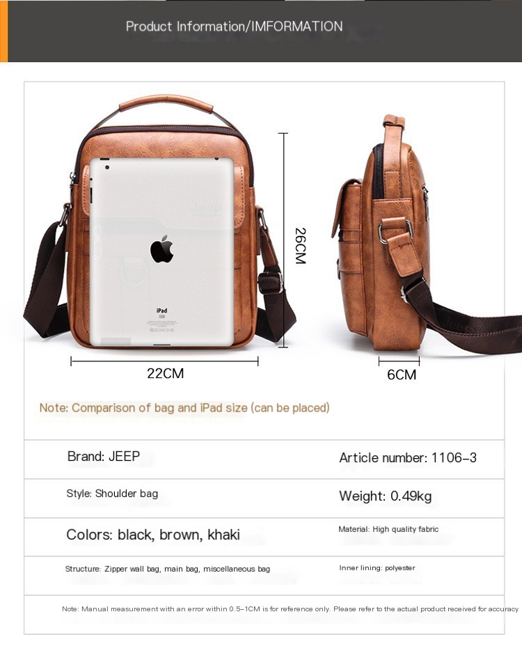 Vintage Leather Shoulder Bag Image 2