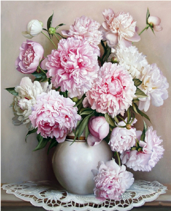 Floral Digital Oil Painting 1