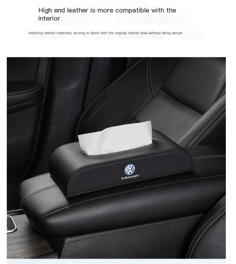 Leather Tissue Box Image 4