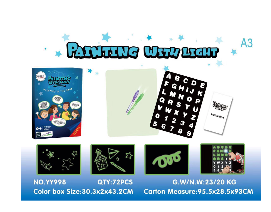 Children's Glow Drawing Board
