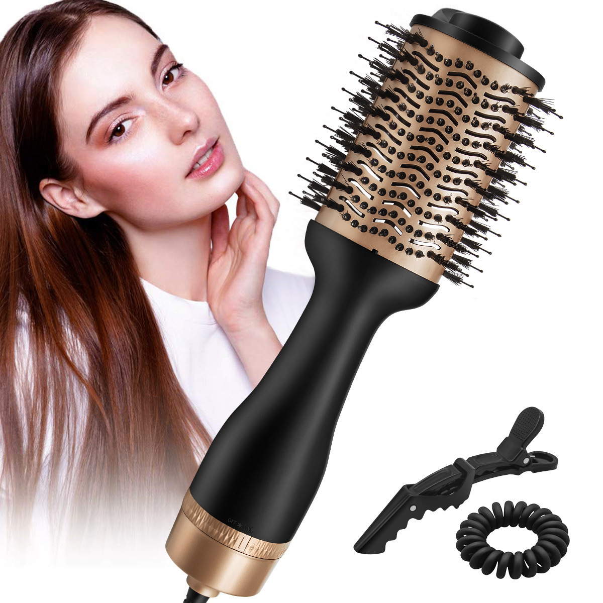 Hot-air Comb Combo Hair Straightener