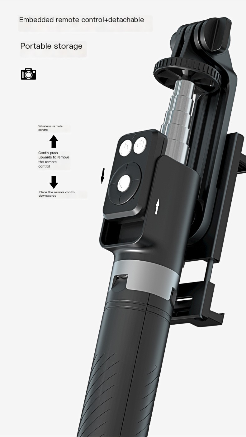 BT12 Selfie Stick Image 10