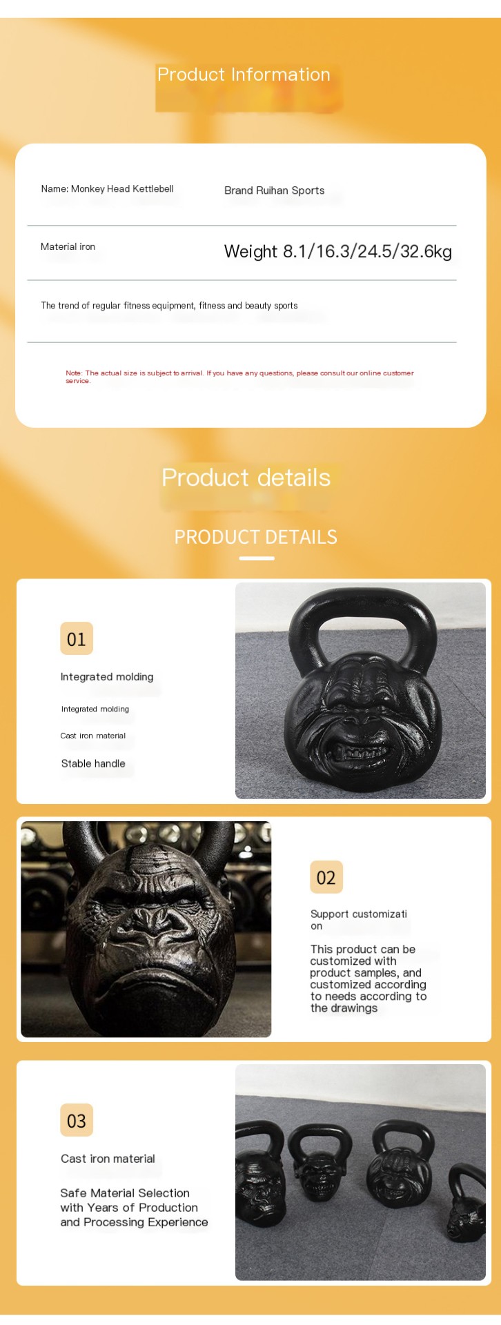 Monkey Head Kettlebell 2