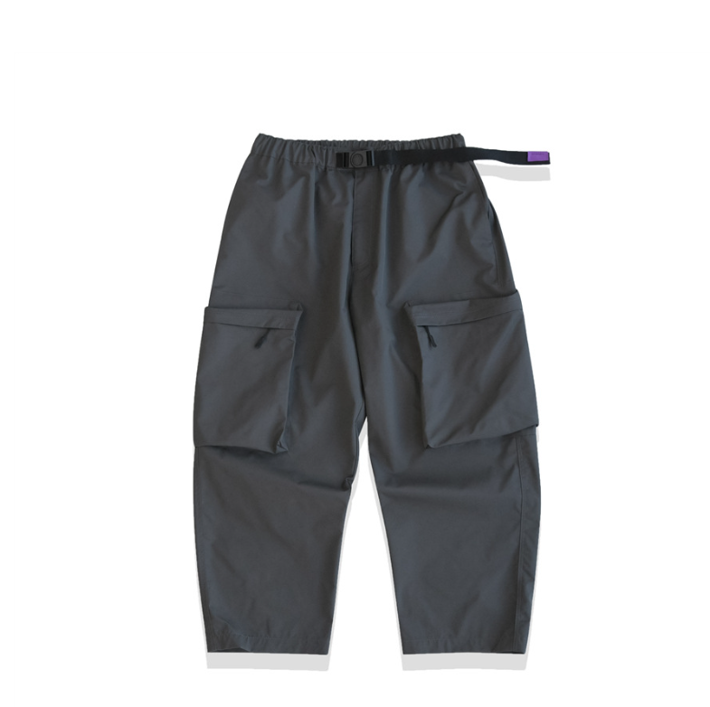 Tighten Waist Multi-Pocket Trousers Image 3