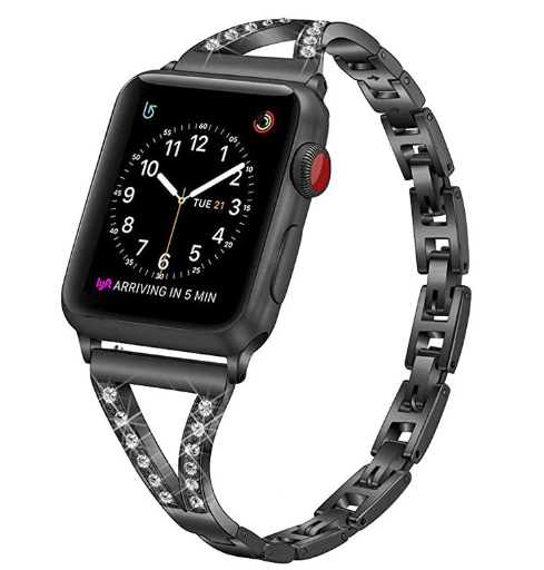 Metal Diamond Stainless Steel Strap Image 6