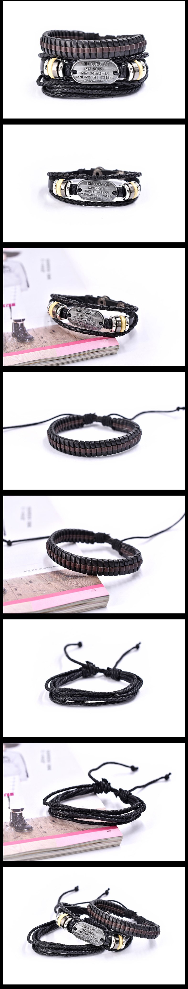 Cross-Border Phrase Bracelet