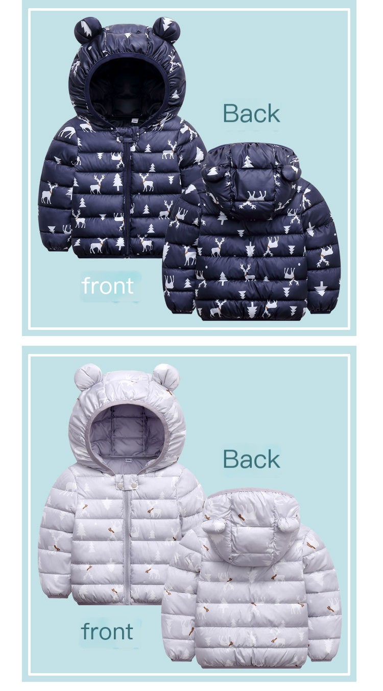 Children's Down Cotton Jacket Detail