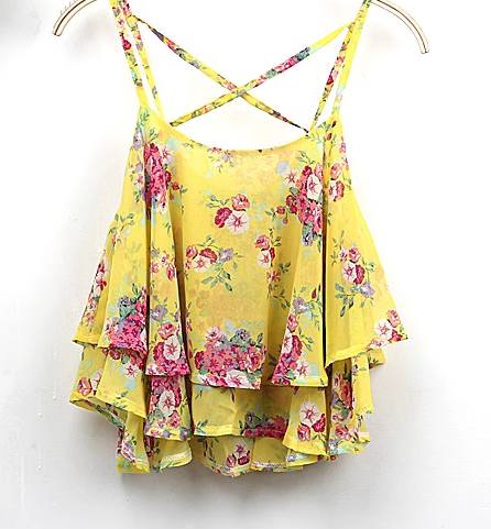 Retro Floral Cami Top 4