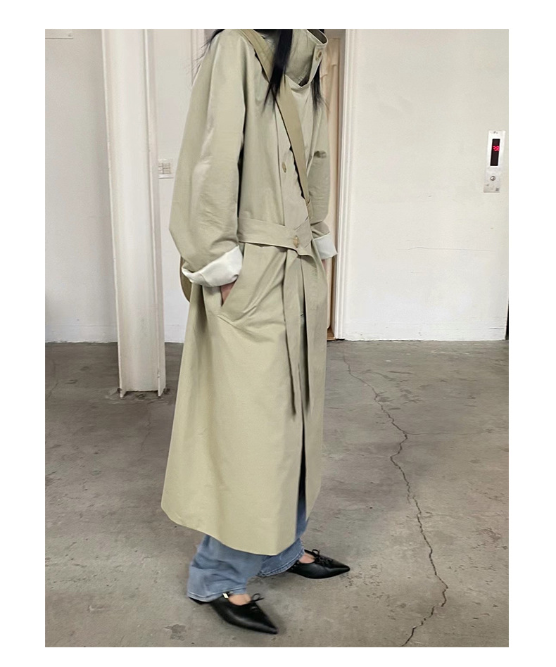 Women's Fashion Lapel Trench Coat