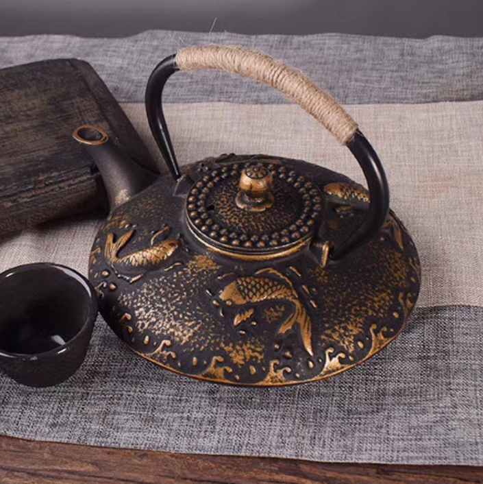 Cast Iron Teapot