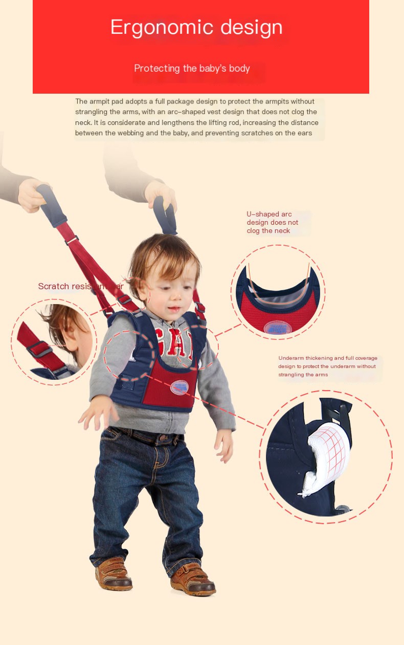 Baby Toddler Learning Harness - In Use