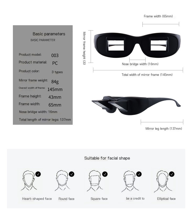 Comfortable Reading with Lazy Glasses