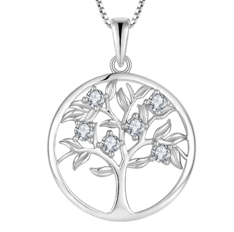 Tree of Life Silver Earrings