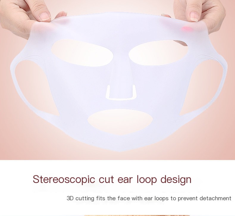 Different angles of Silicone Face Mask