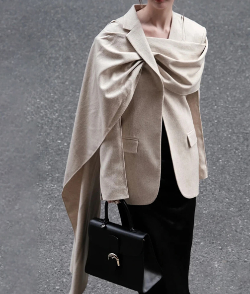 Long Collar Blazer image