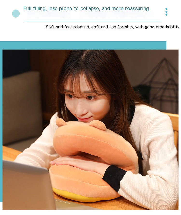 Cartoon Ice Silk Nap Pillow 9