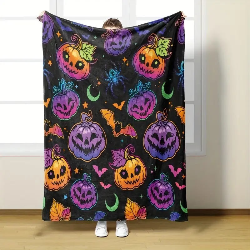 Halloween Flannel Blanket Design 2