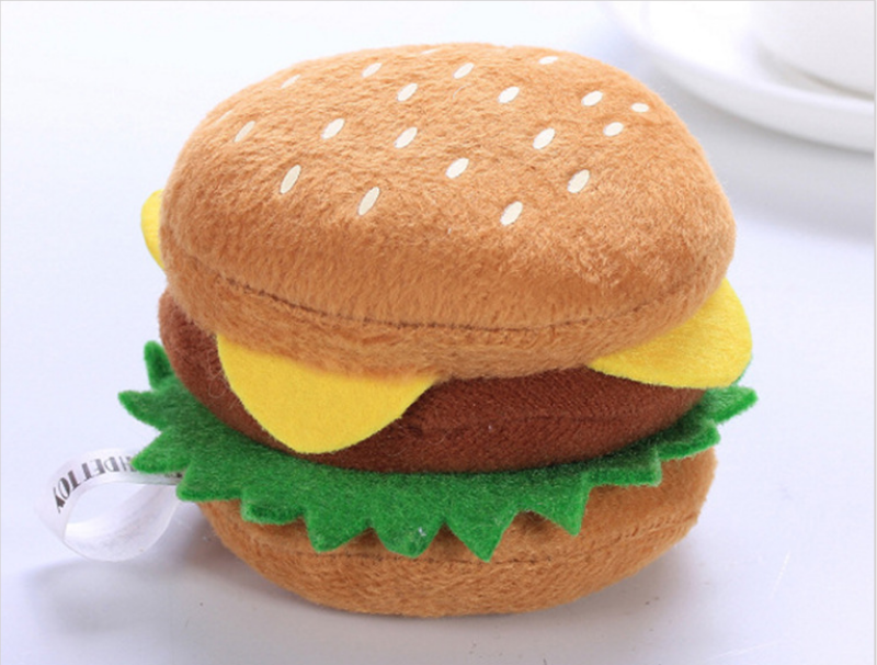 Plush Hamburger Toy Image 1