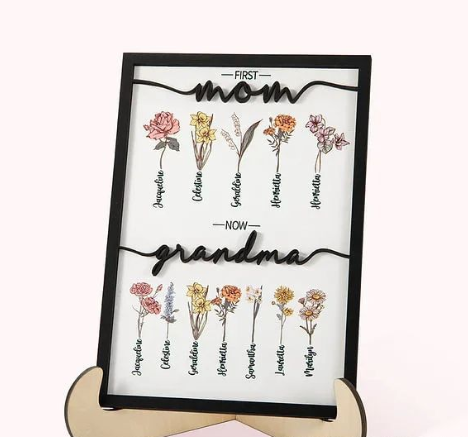 Wooden Puzzle Picture Frame
