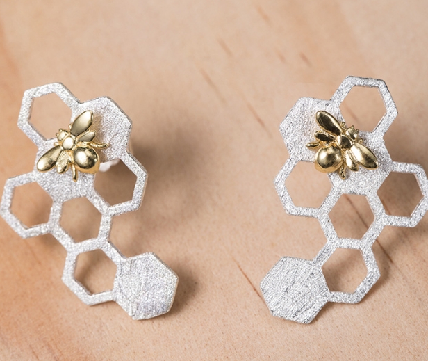 Honeycomb Earrings