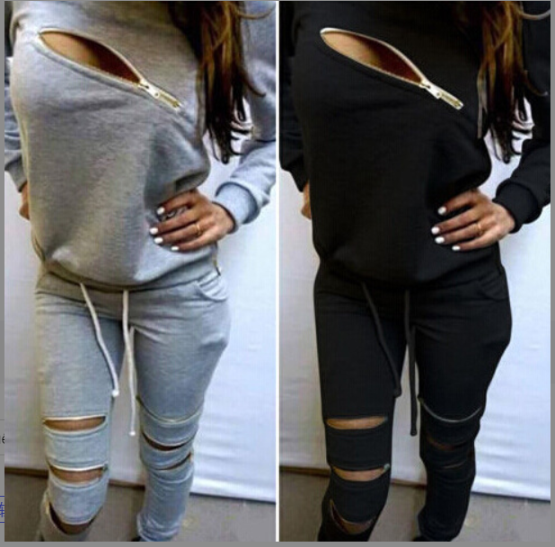 Fashionable Sweatshirt Set
