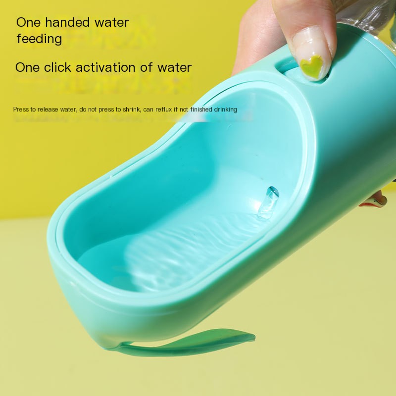 Dog Water Bottle Grey