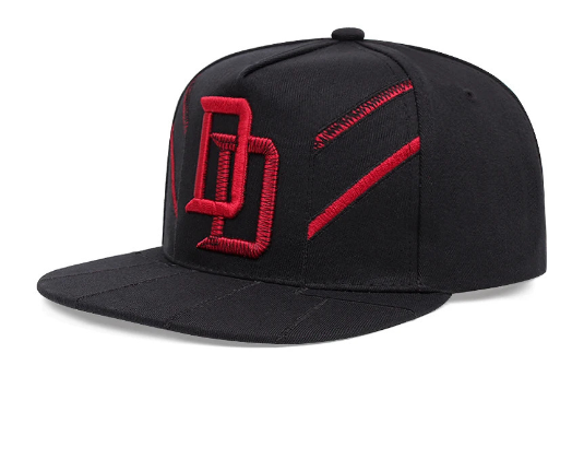 Casquette brodée en acrylique - Noir