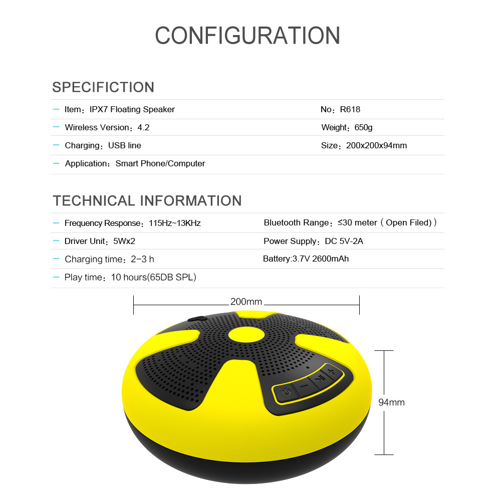 Waterproof Bluetooth Speaker